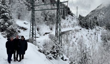 Albert Moles, Jordi Alcobé i Guillem Casal, aquest matí de dimarts