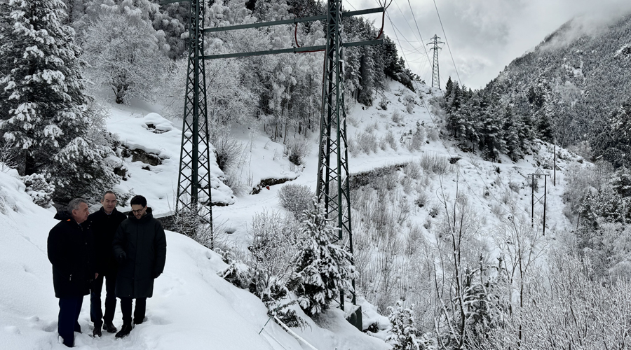 Albert Moles, Jordi Alcobé i Guillem Casal, aquest matí de dimarts