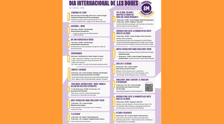 Programa commemoratiu del 8M (CCAU)