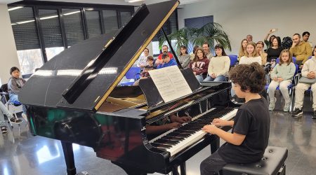 Alumnes de piano de l'Escola de Música