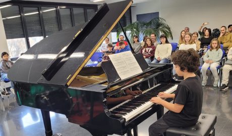 Alumnes de piano de l'Escola de Música