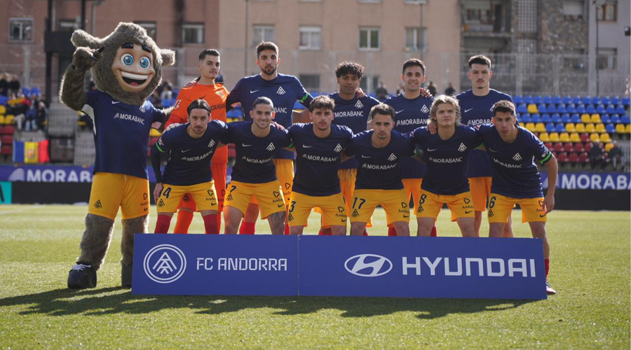 Aquest ha estat l'11 inicial dels tricolors (FC Andorra)