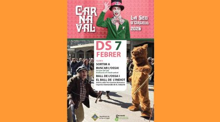 Cartell anunciant el Ball de l'Óssa i el Ball de l'Indiot