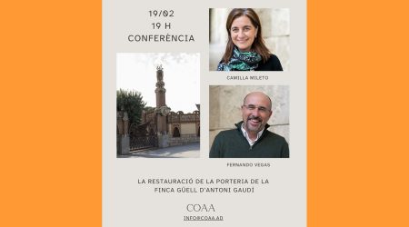 El cartell anunciador de la conferència