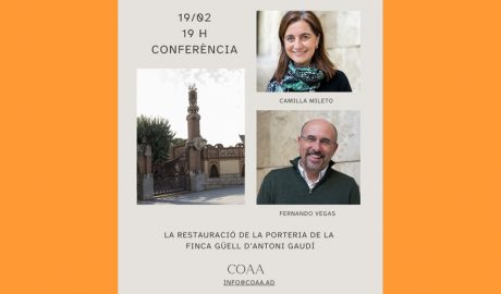 El cartell anunciador de la conferència