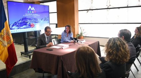 Una imatge de la presentació del congrés, aquest dimarts