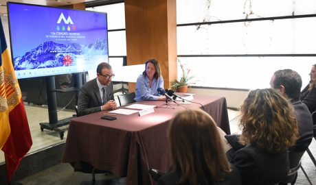 Una imatge de la presentació del congrés, aquest dimarts