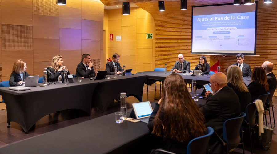 Sessió del consell de comú on s'han aprovat el paquet de mesures