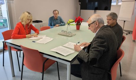 Signatura del conveni entre ambdues parts