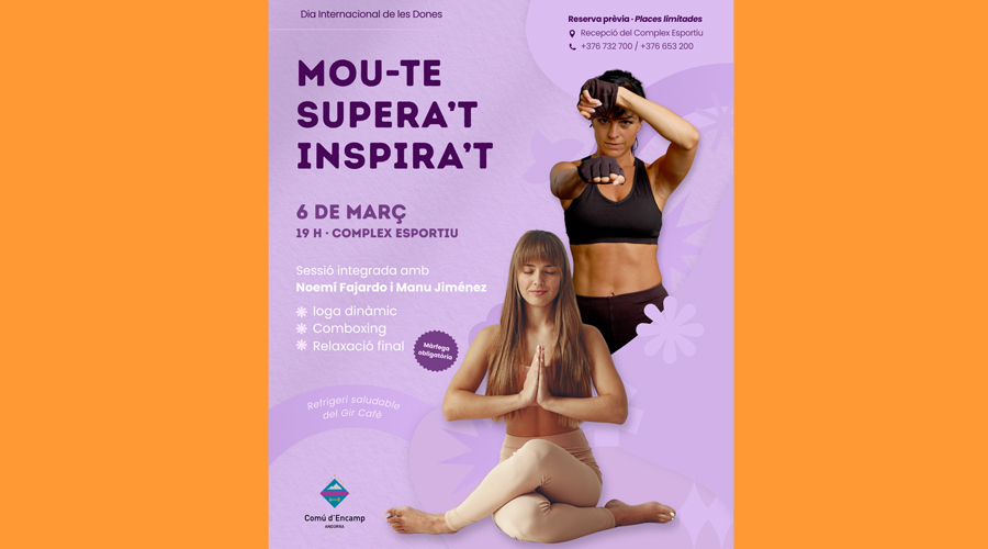 El cartell anunciador de l'activitat (Comú d'Encamp)