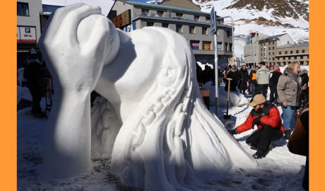 Una de les escultures del concurs de 2023