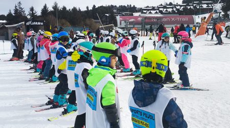 Nombrosos alumnes participar en l'activitat de l'Esport Blanc Escolar