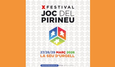 Cartell de la 10a edició del Festival del Joc del Pirineu