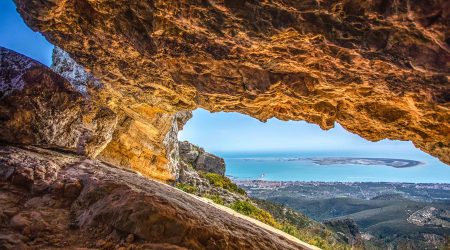 Vistes al Delta de l'Ebre des de la Foradada