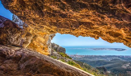Vistes al Delta de l'Ebre des de la Foradada