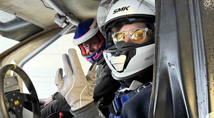 En primer terme, Franco Colapinto (Andbank GSeries)