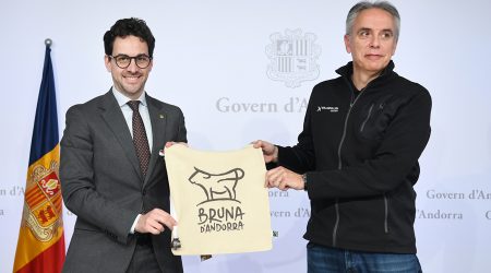 Guillem Casal i David Hidalgo durant la presentació