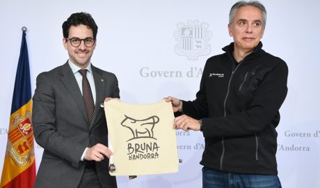 Guillem Casal i David Hidalgo durant la presentació