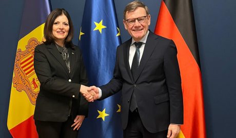 La ministra, Imma Tor, amb el seu homòleg alemany, Johann Wadepuhl