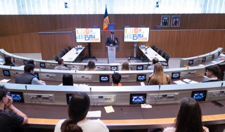 Salutació del síndic en la primera jornada de la Lliga de Debat