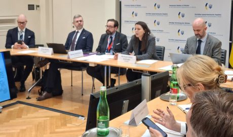 Meritxell López durant la seva intervenció