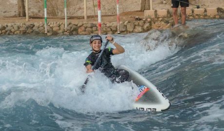 Mònica Doria durant la pretemporada