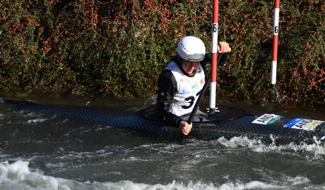 Ona Perelegre durant la competició