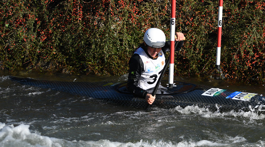 Ona Perelegre durant la competició (FACC)