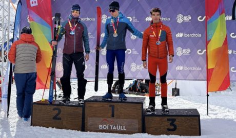 Marc Casanovas en el primer calaix del podi