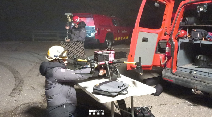 Efectius que van intervenir en la recerca (Bombers de la Generalitat)