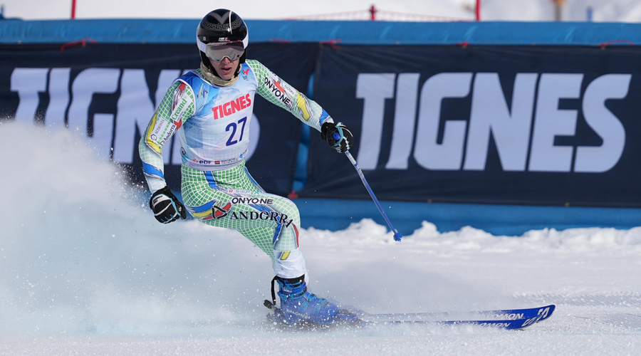 Roger Puig a la seva arribada