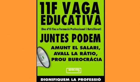 Convocatòria de vaga de docents i personal d'educació