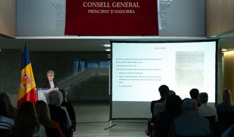 Susanna Vela durant la seva intervenció al curs