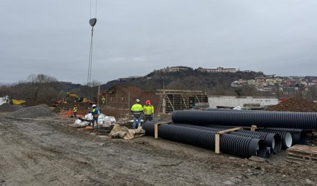 Estat de les obres del futur edifici de l'INEFC Pirineus