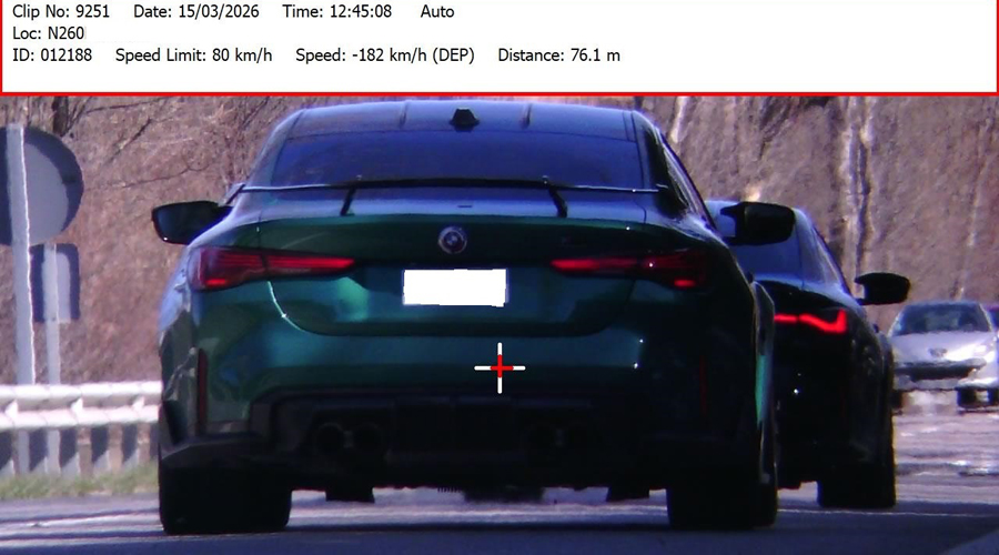 Una imatge del vehicle infractor