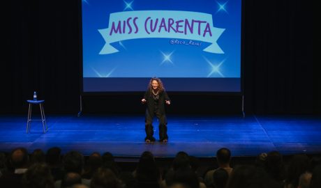 Rocío Raval durant el seu espectacle