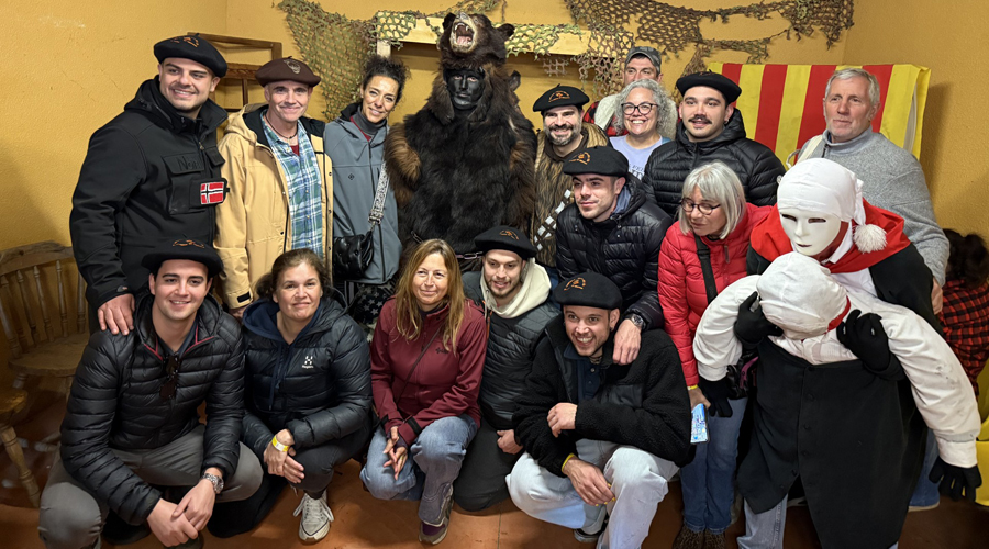 La delegació andorrana al Vallespir