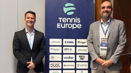 A la dreta, el president de la federació, Gerard Blasi