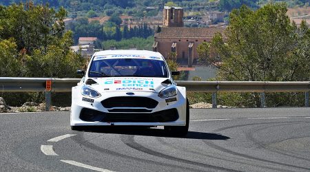 Gerard de la Casa pilotant el seu vehicle