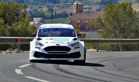 Gerard de la Casa pilotant el seu vehicle