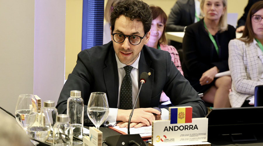 El ministre, Guillem Casal, a Màlaga