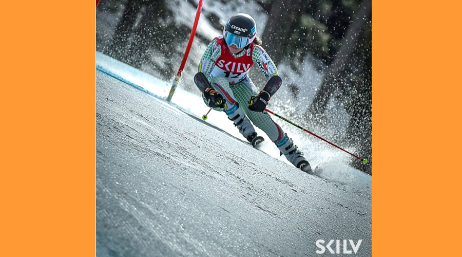 Íria Medina, a Pozza di Fassa. Foto: SKILV