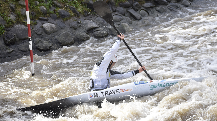 L'urgellenc, Miquel Travé, durant la prova