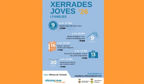 Cartell de les activitats que es faran a Oliana