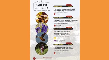 Cartell del cicle Parlem de Ciència