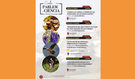 Cartell del cicle Parlem de Ciència