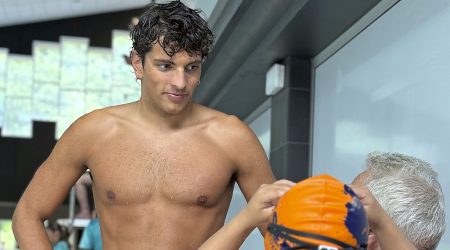 El nedador andorrà, Patrick Pelegrina