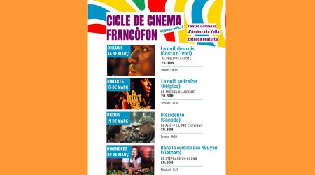 La cartellera del cicle de cinema