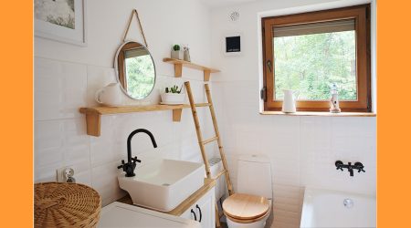 Un bany petit amb estil