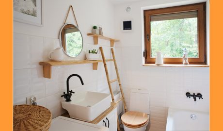 Un bany petit amb estil